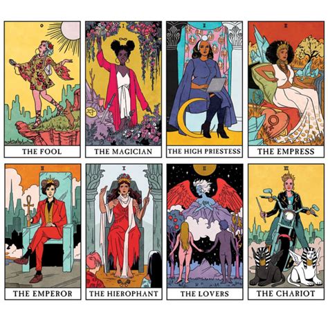 Modern witch tarot cards